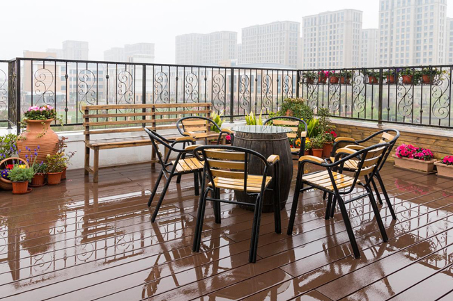 陽(yáng)臺(tái)變大花園